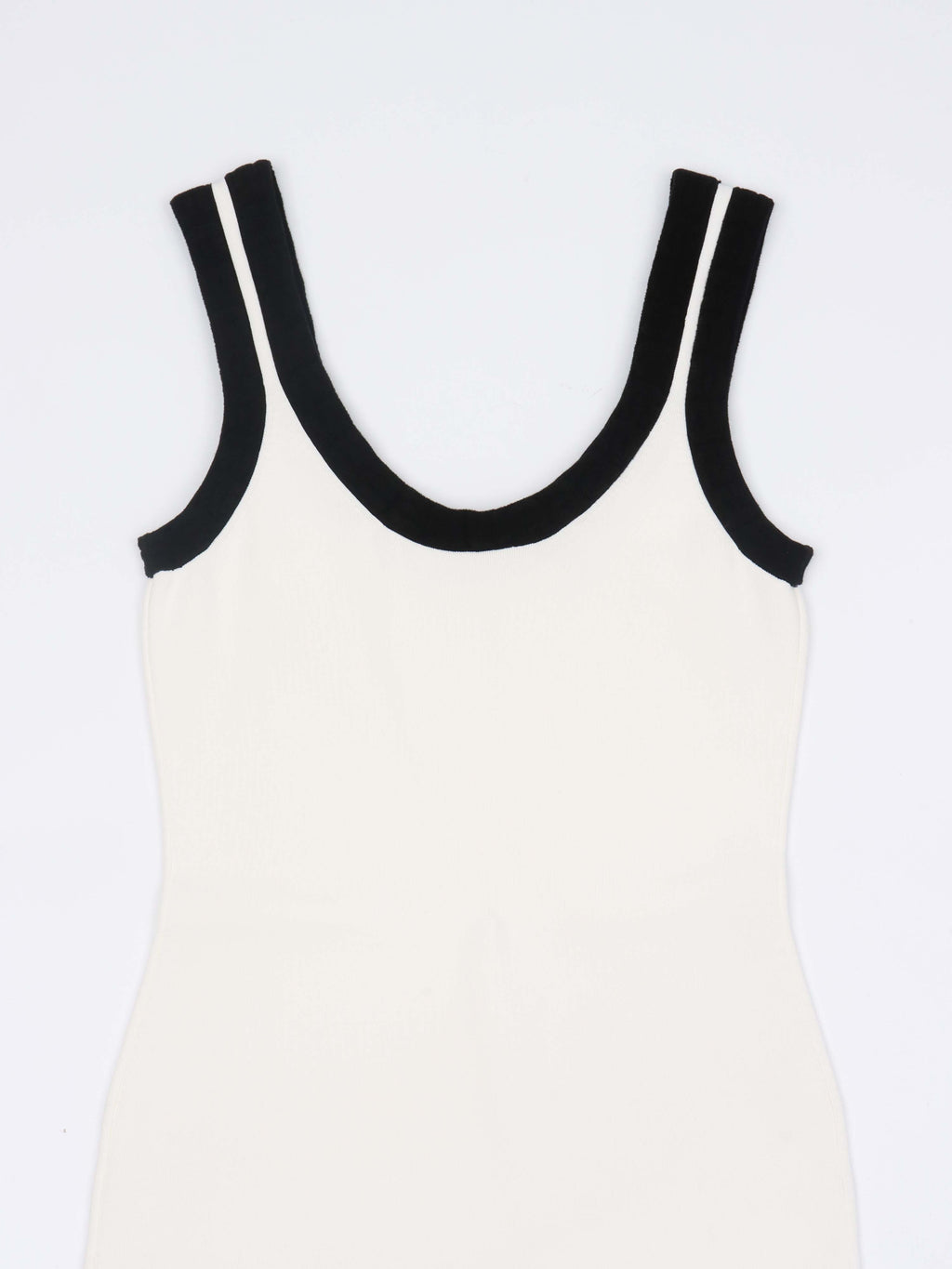 Alexander Wang Logo Trim White Mini Dress.