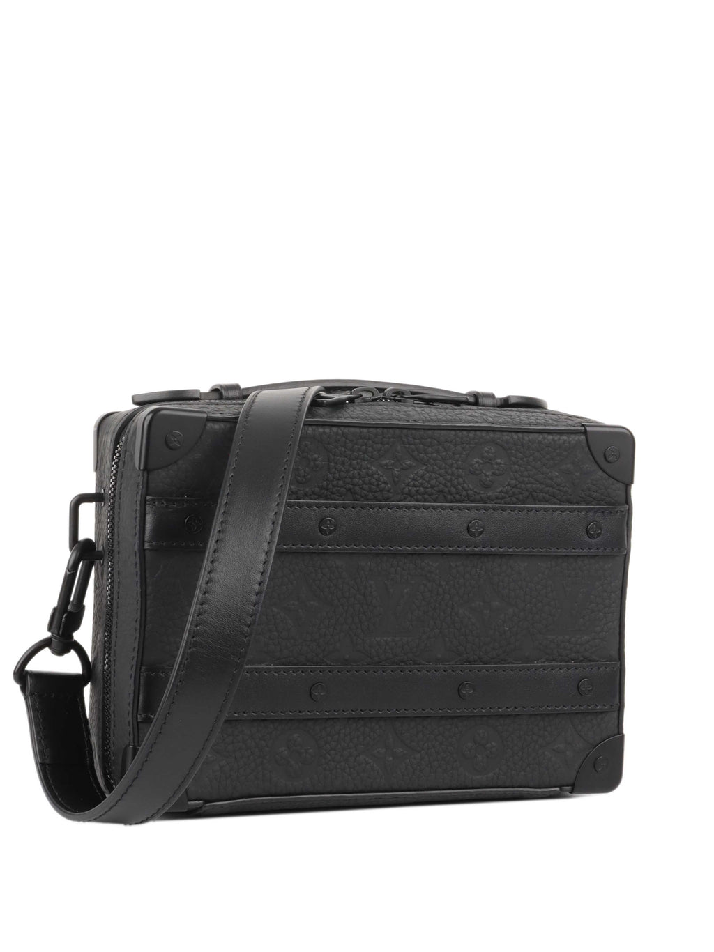 Louis Vuitton Black Handle Soft Trunk.