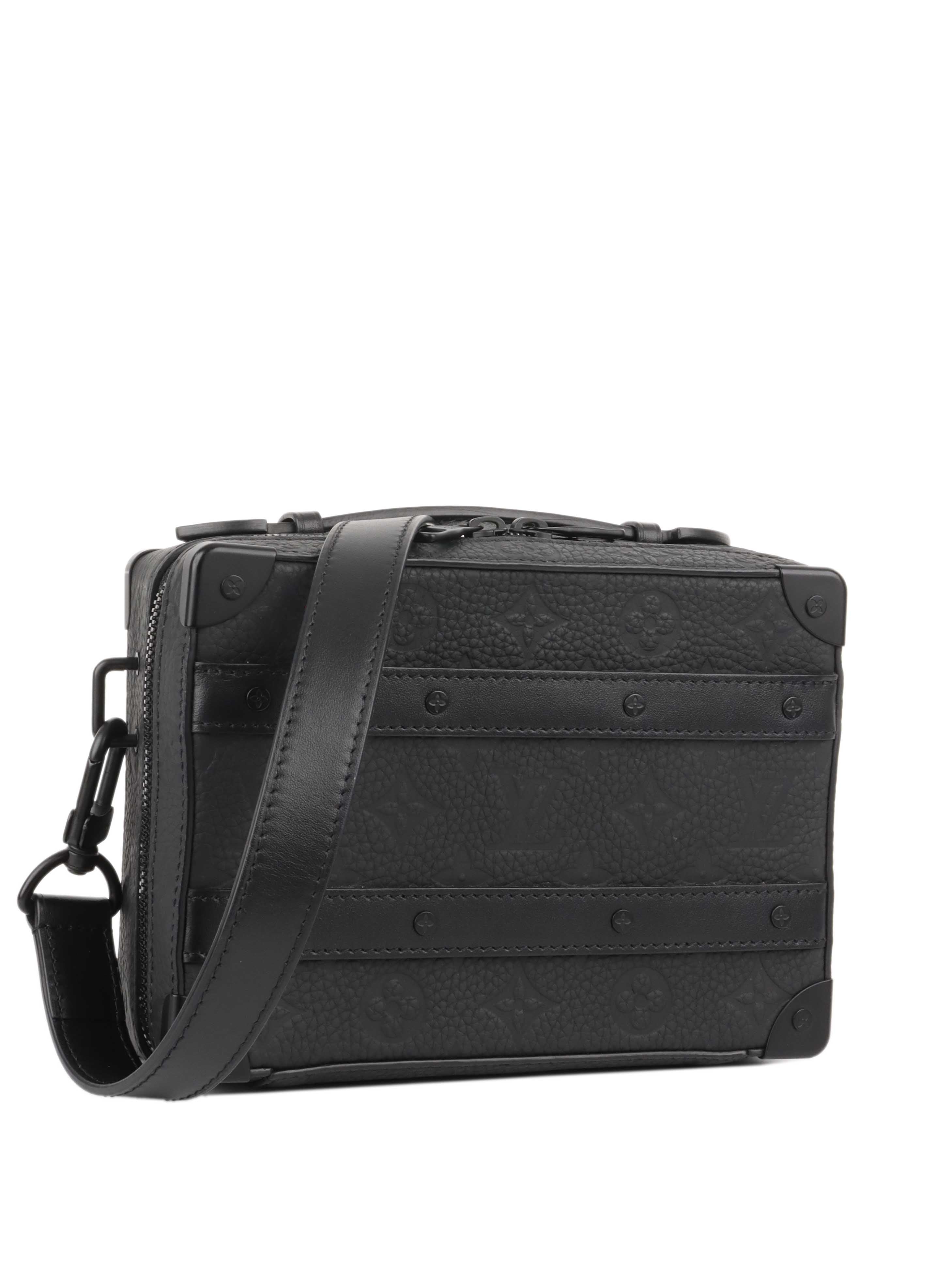 Louis Vuitton Black Handle Soft Trunk.