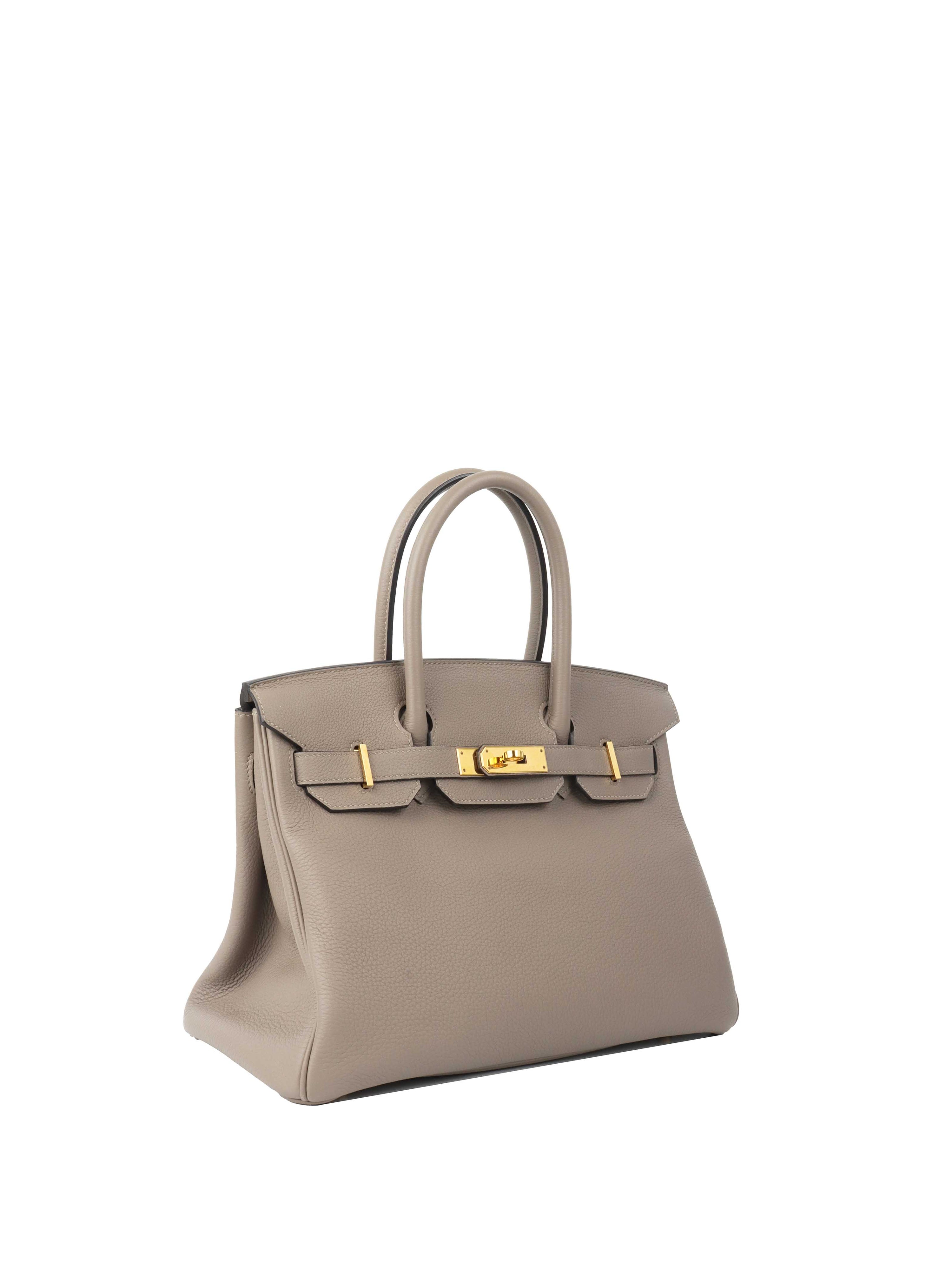 Hermes Birkin 30 Togo Gris Asphalt GHW.