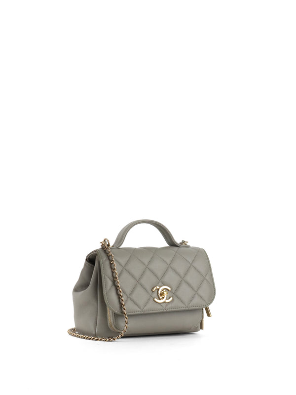 Chanel Small Grey Caviar Business Affinity LGHW