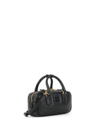 Miu Miu Black Small Arcadie Leather Bag