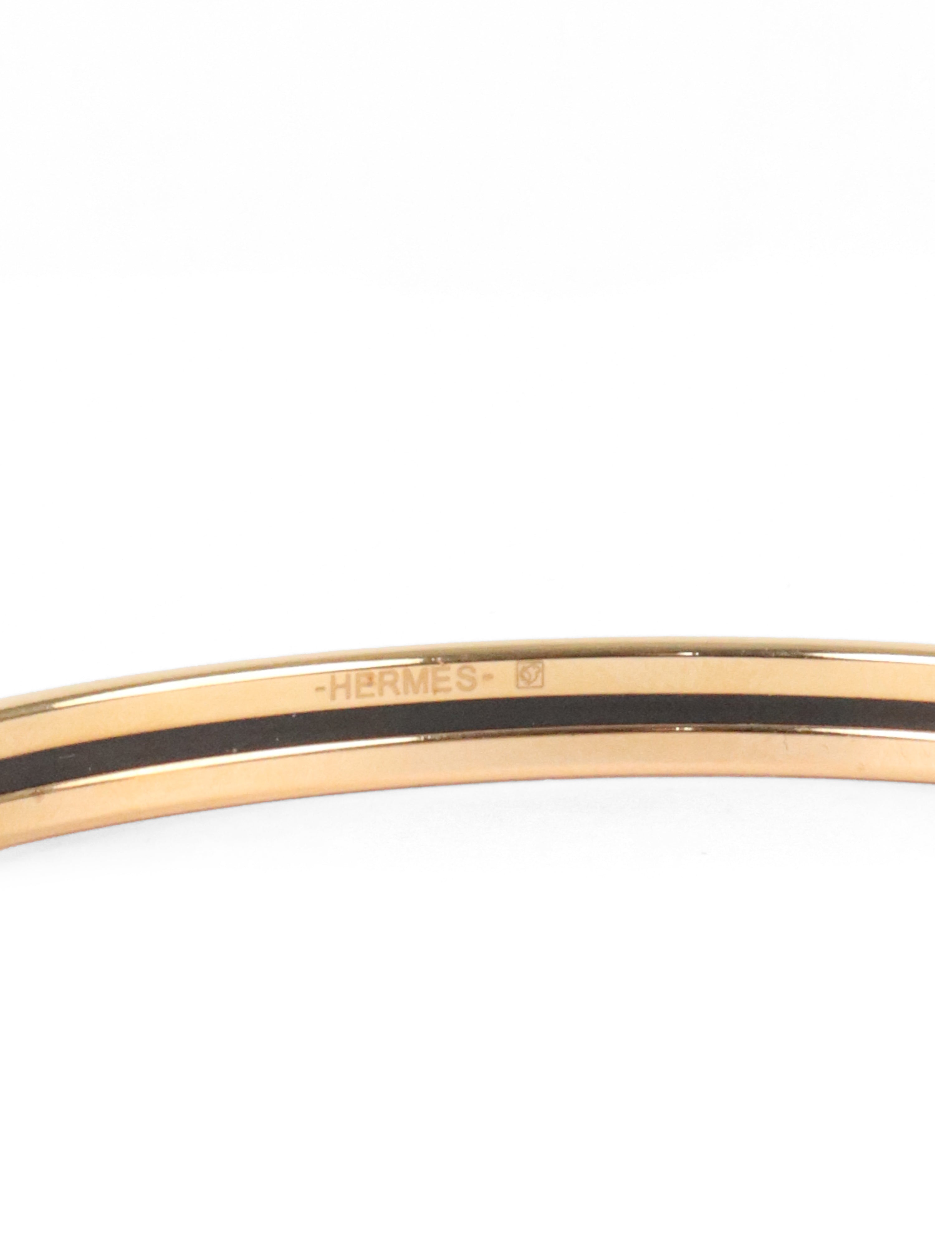 Hermes Orange Bangle