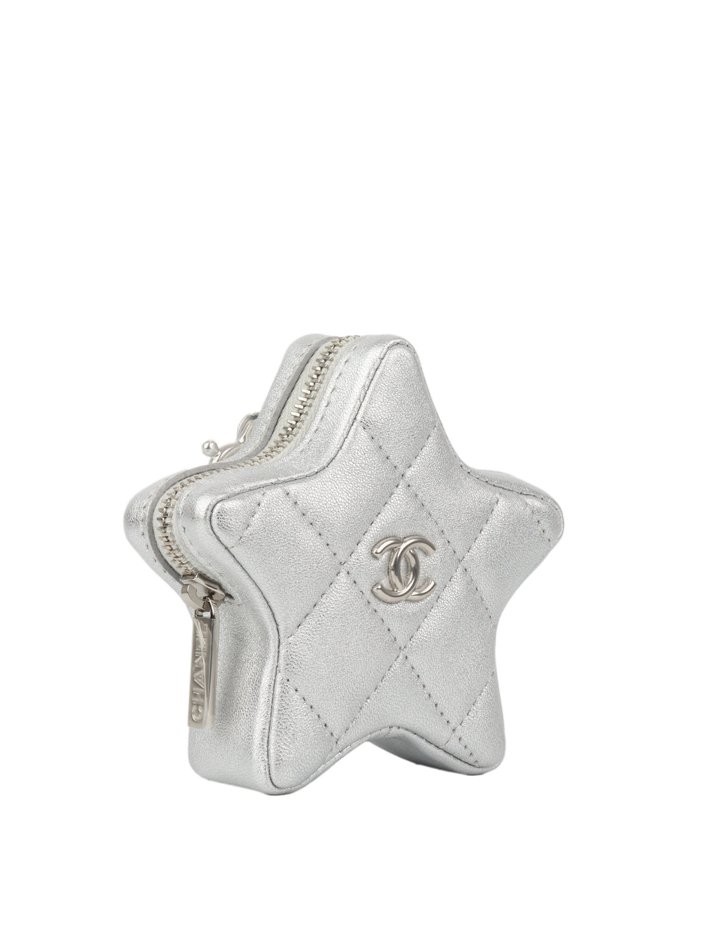 Chanel Silver Star Pouch.