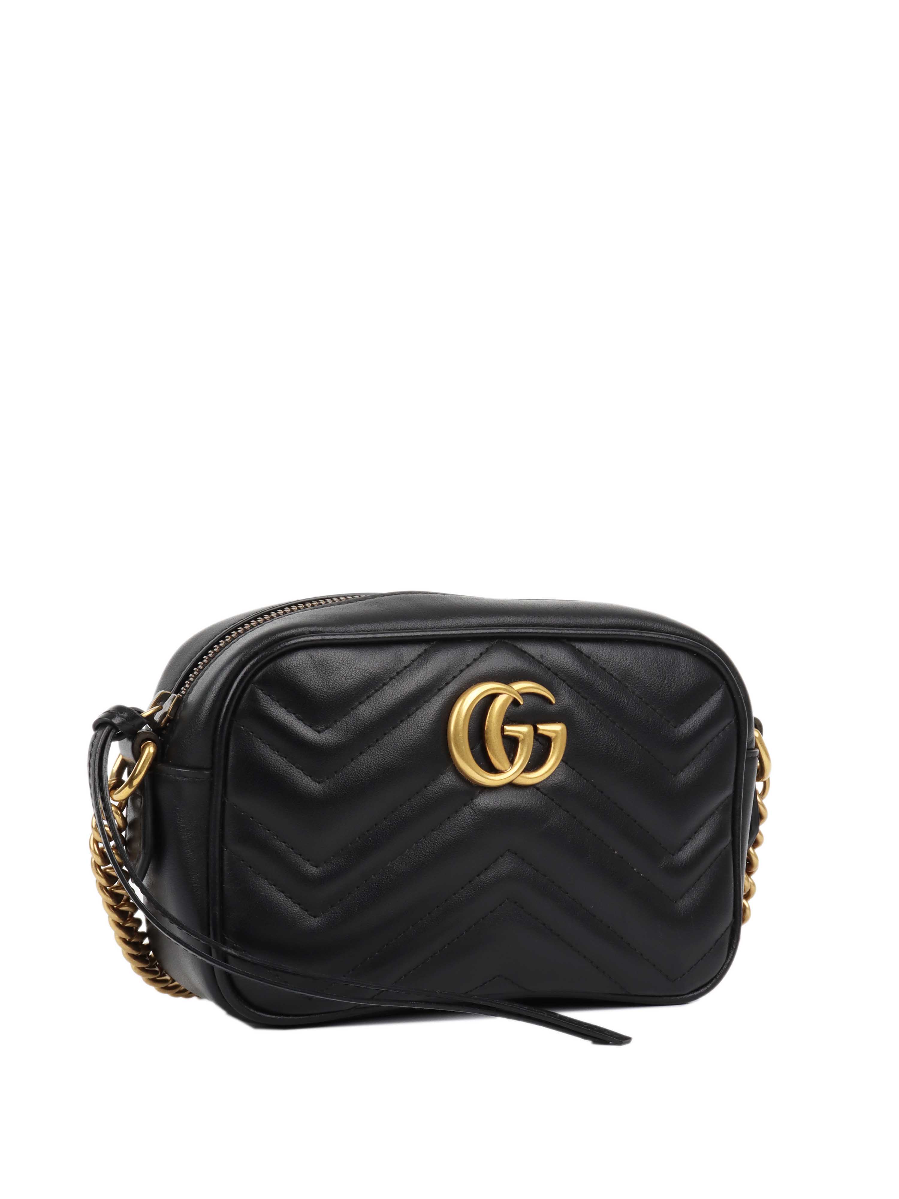 Gucci GG Marmont Matelasse Mini Camera Bag.