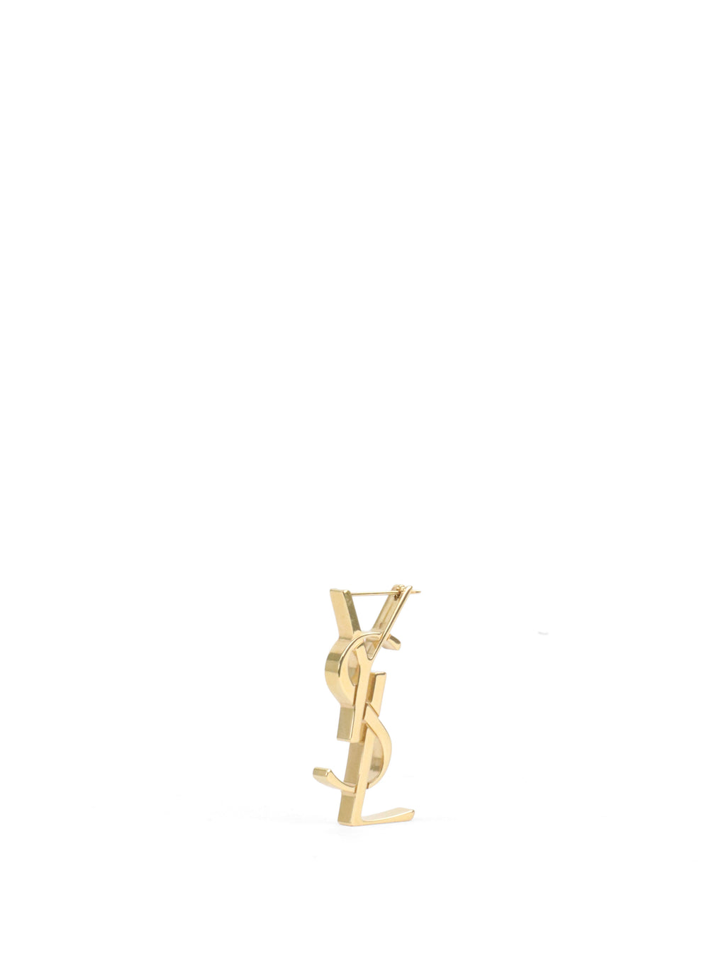 Saint Laurent Cassandre Single Earring GHW