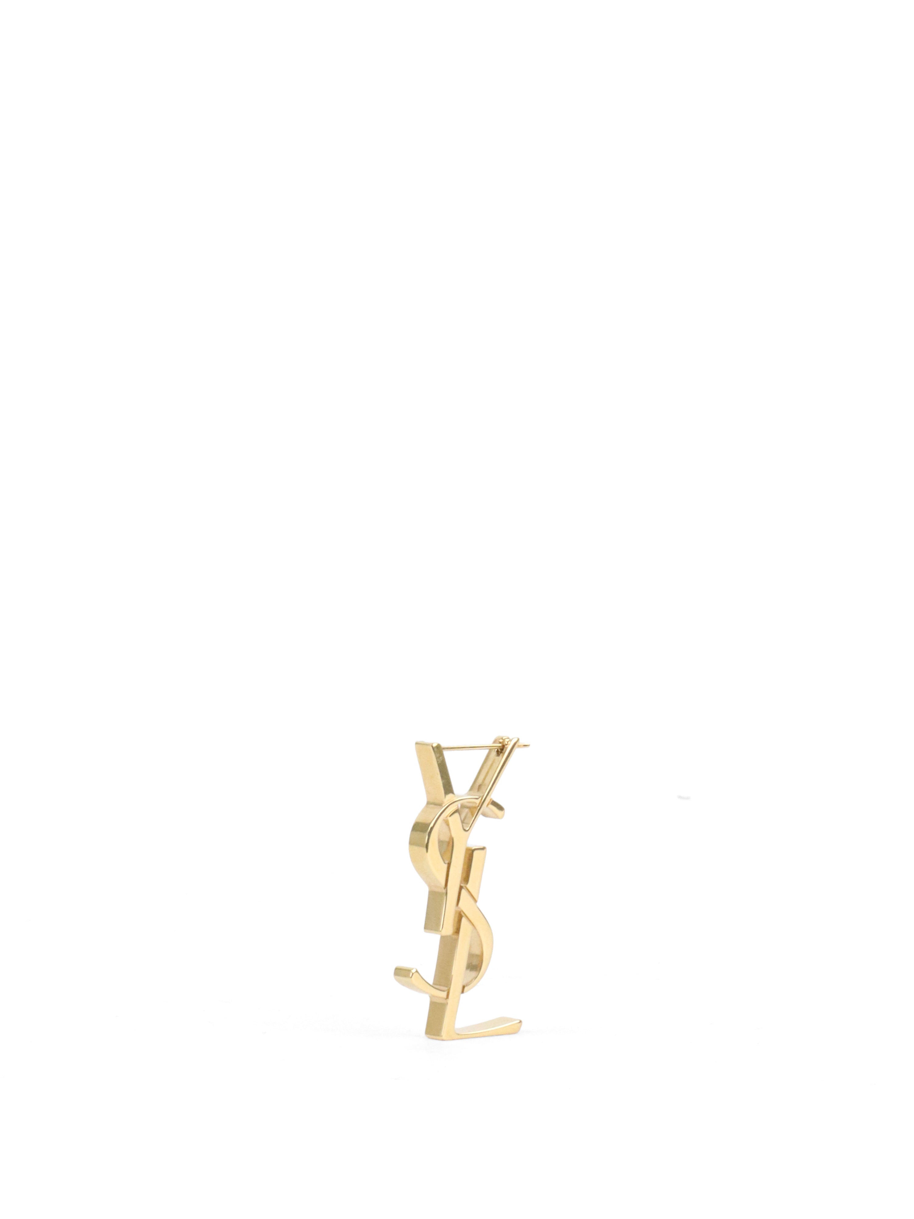 Saint Laurent Cassandre Brooch GHW