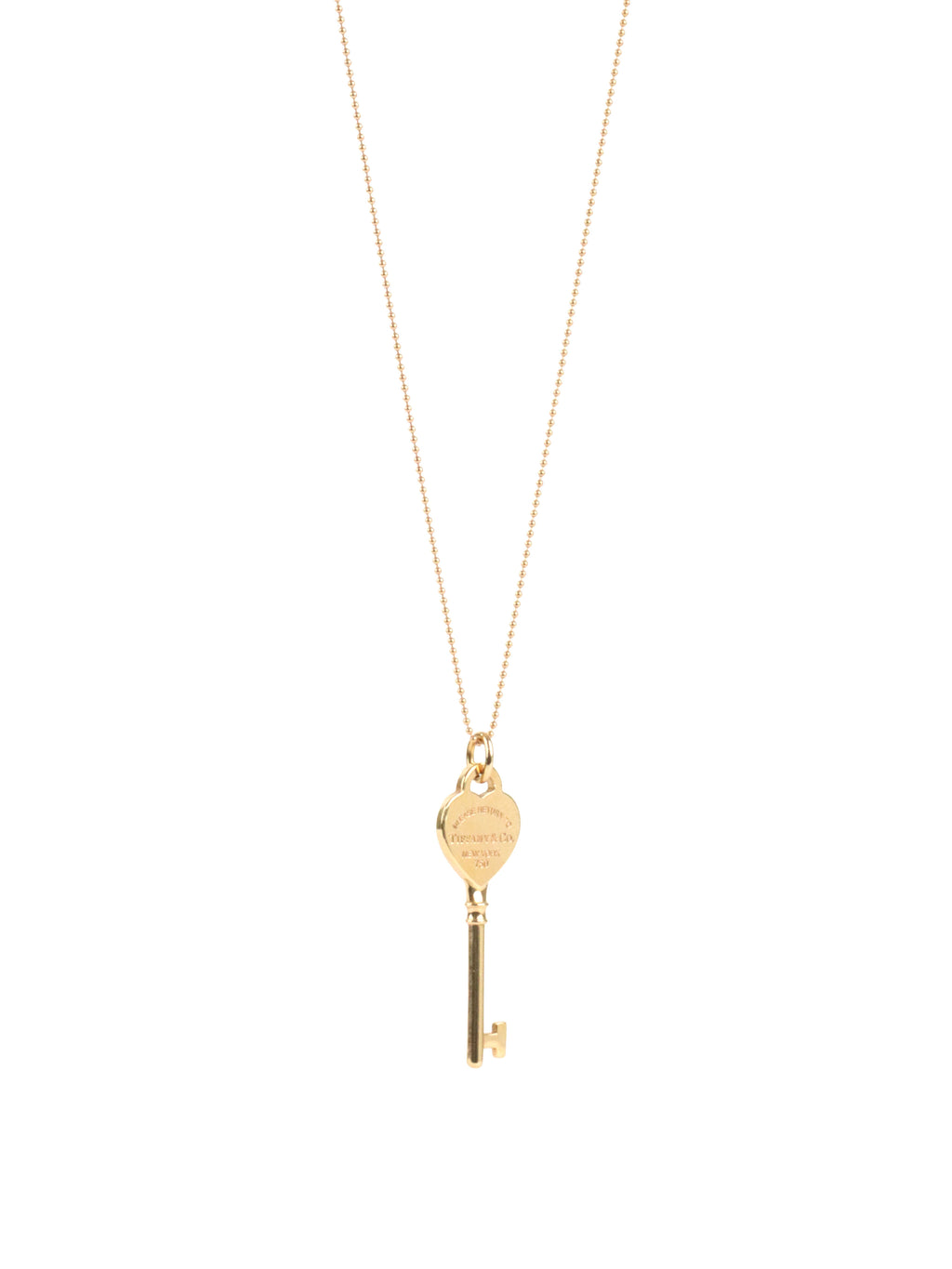 Tiffany & Co Rose Gold Return to Tiffany Key Necklace