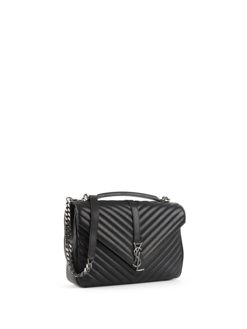Saint Laurent Large Black College Bag