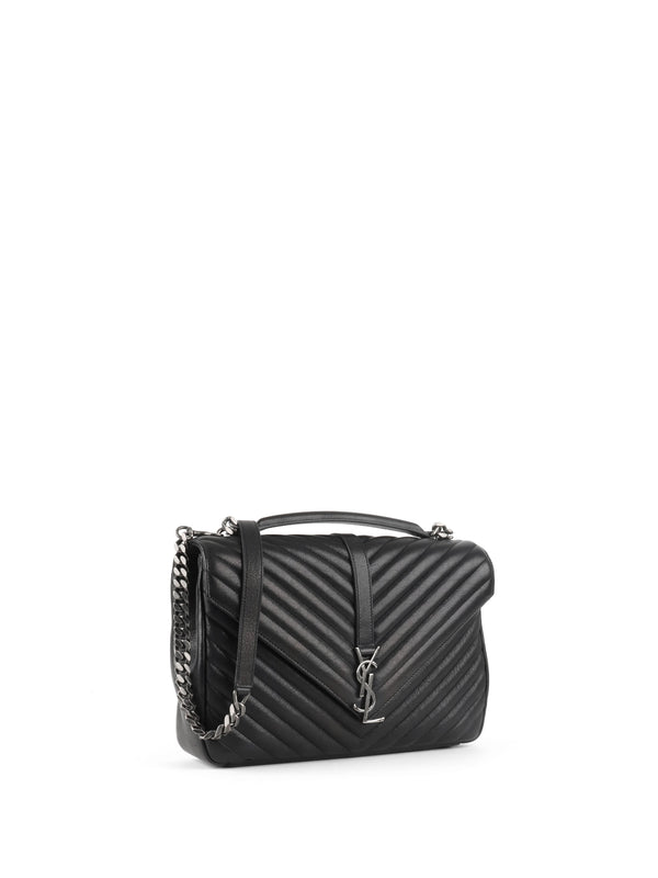 Saint Laurent Large Black College Bag