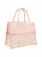 Dior Pink & Cream Medium Book Tote.