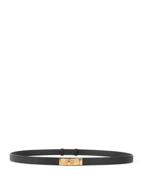 Hermes Noir Kelly 18 Belt with Rose Gold Hardware