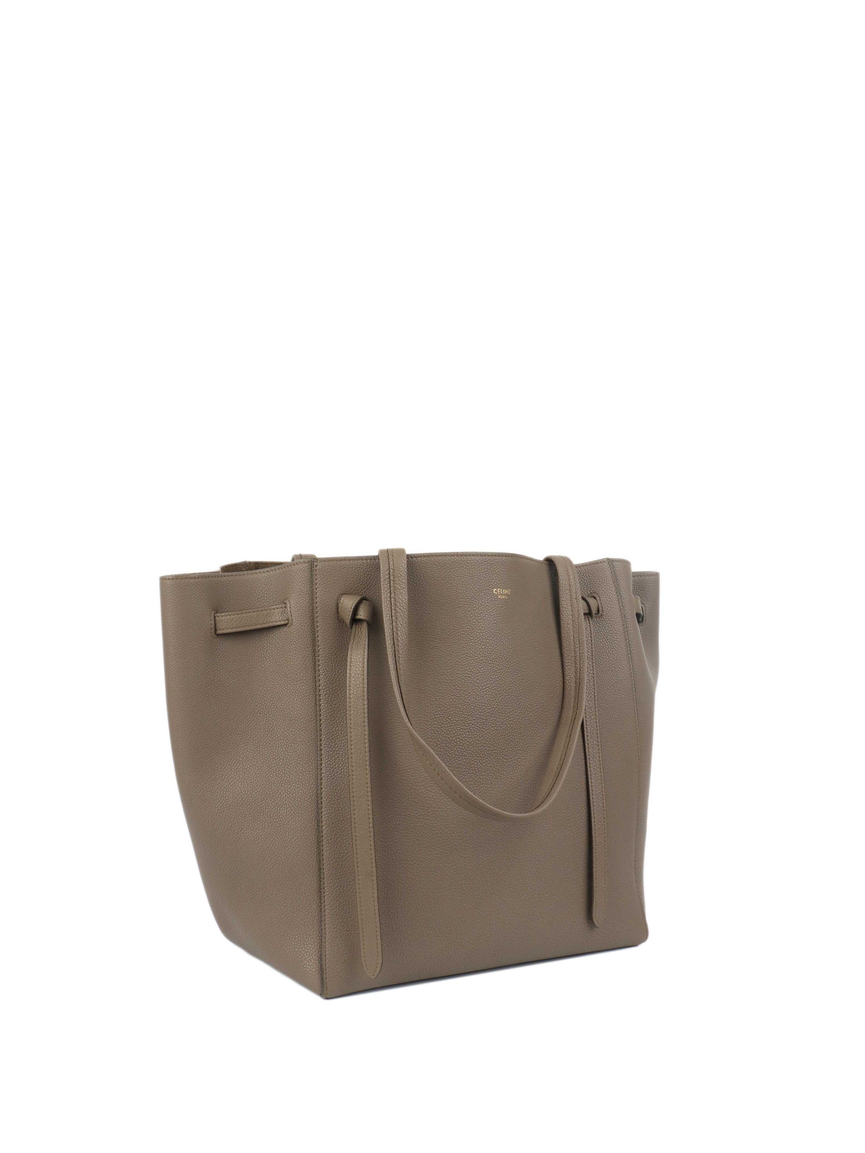 Celine Dark Grey Phantom Tote Bag.