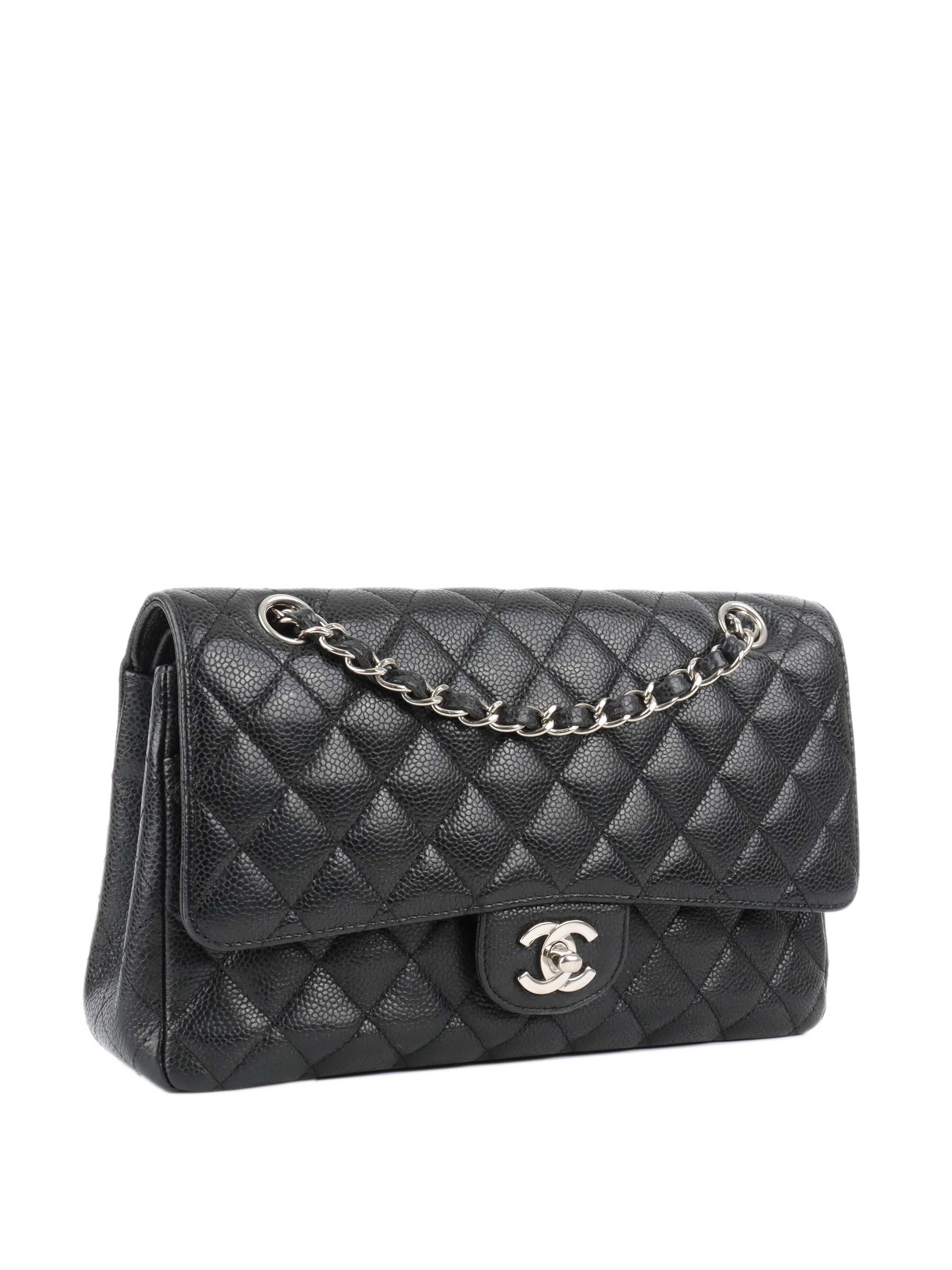 Chanel Medium Black Caviar Classic Flap.