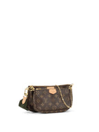 Louis Vuitton Khaki Multi Pochette Monogram Accessoires