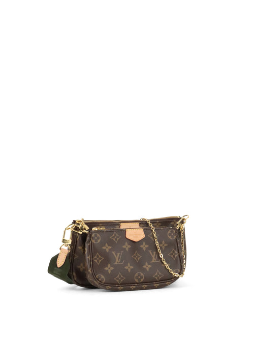 Louis Vuitton Khaki Multi Pochette Monogram Accessoires