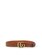 Gucci Brown Faded GG Marmont Wide Belt size 95