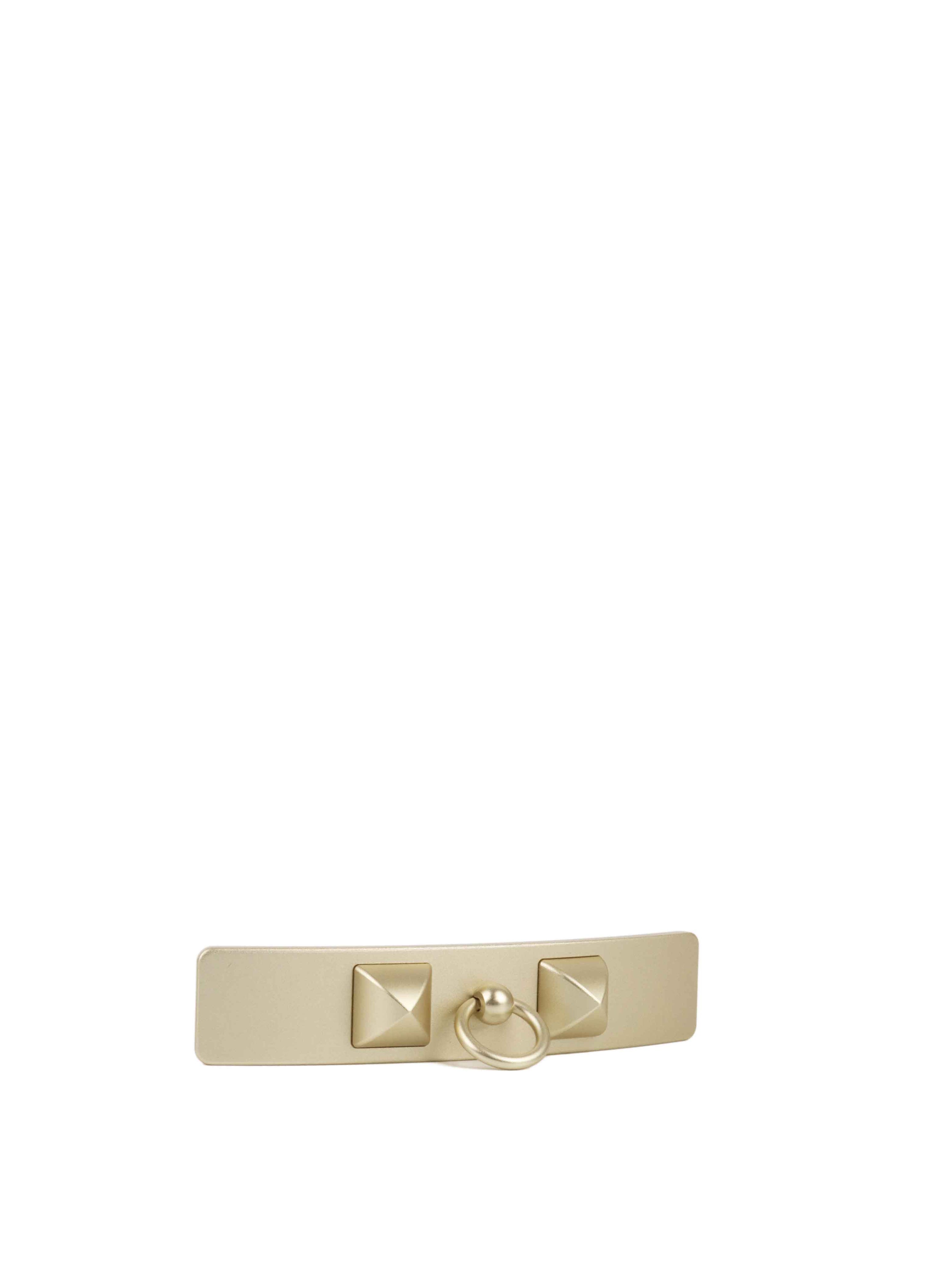 Hermes Caprice PM Hair Clip Light Gold Doré.