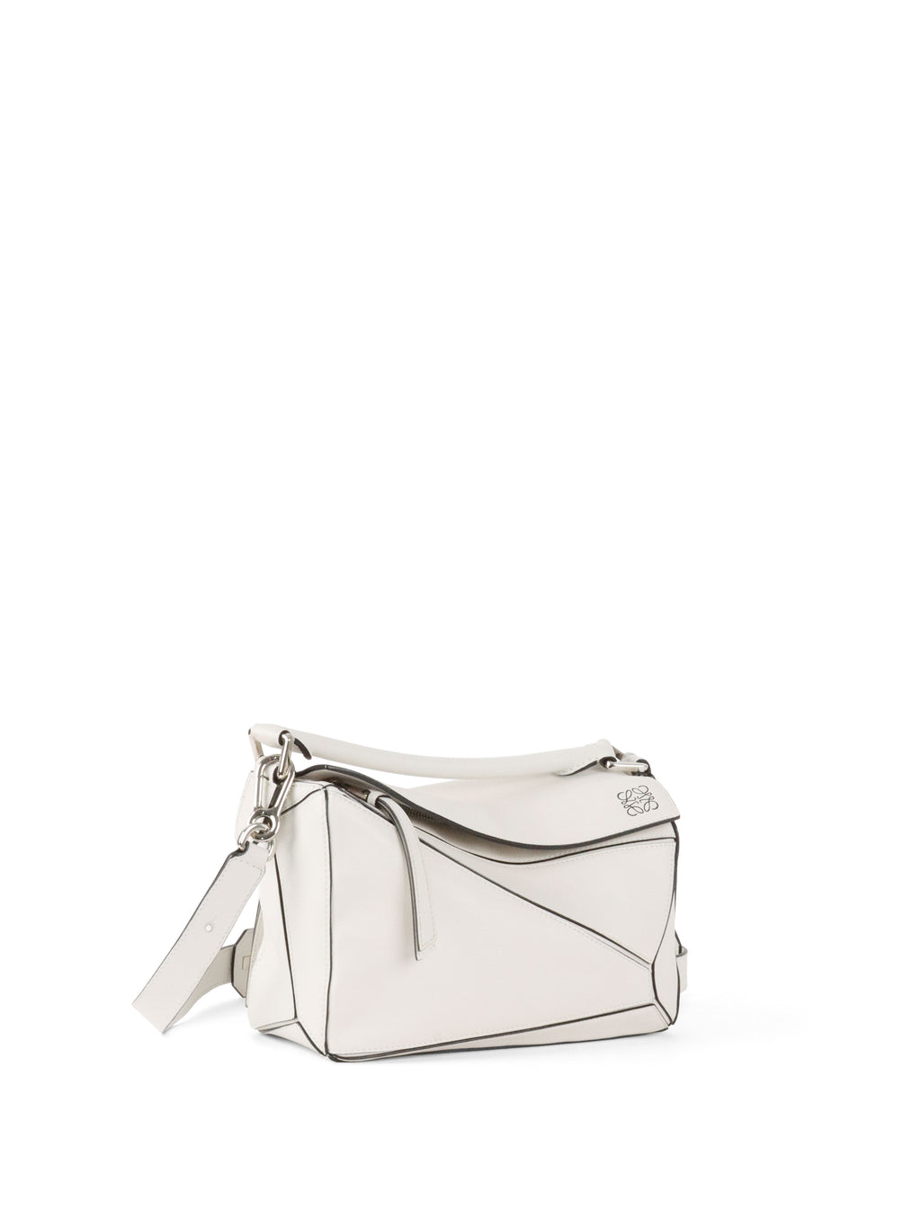 Loewe White Small Puzzle Bag