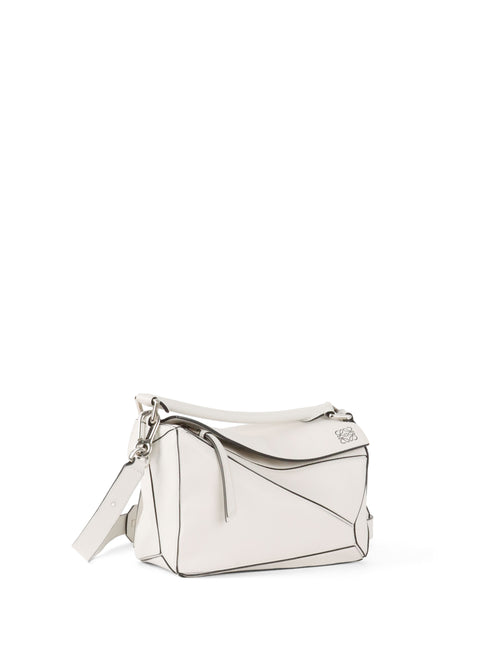 Loewe White Small Puzzle Bag