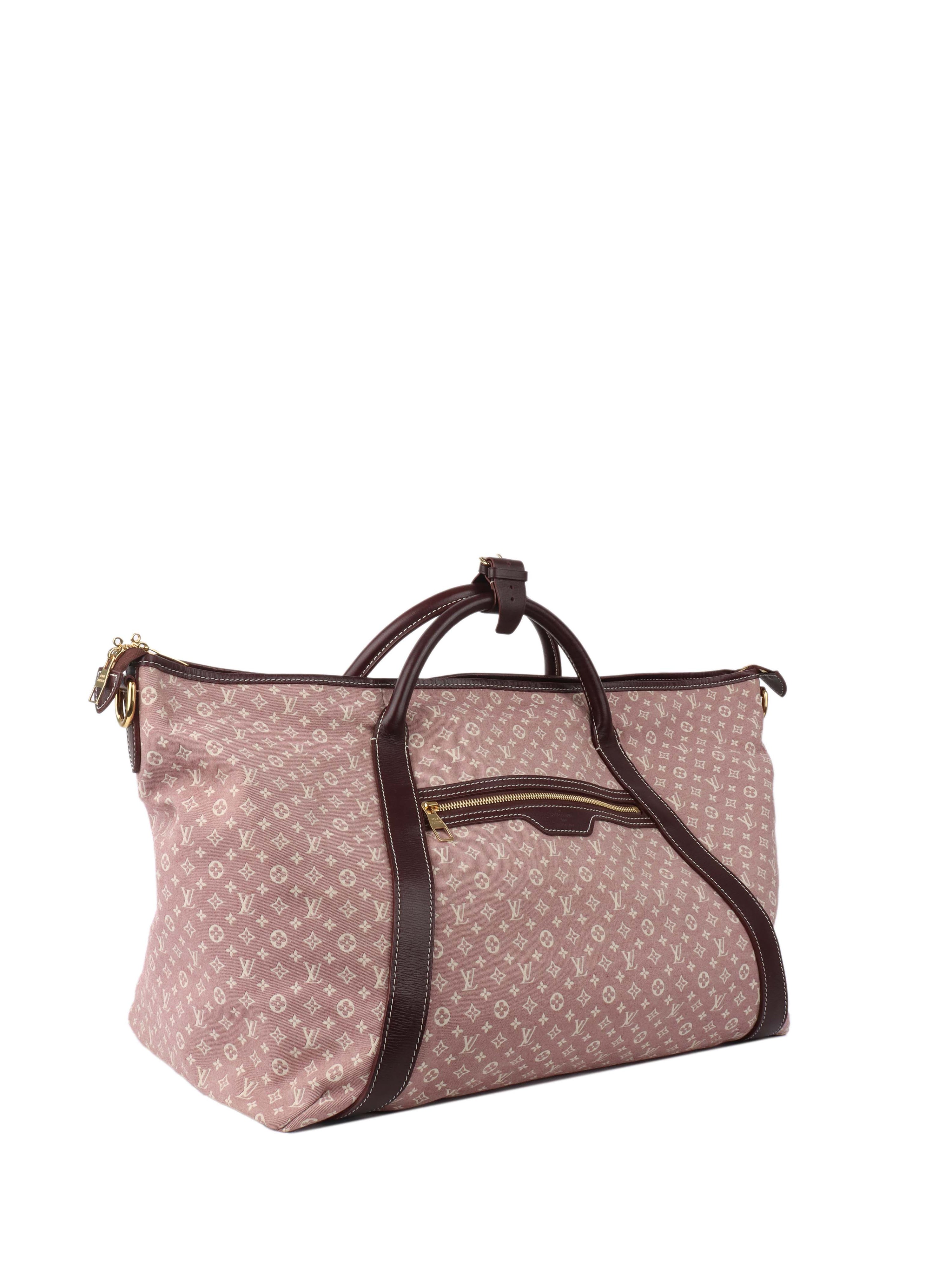 Louis Vuitton Pink Idylle Odyssee Duffle Bag.