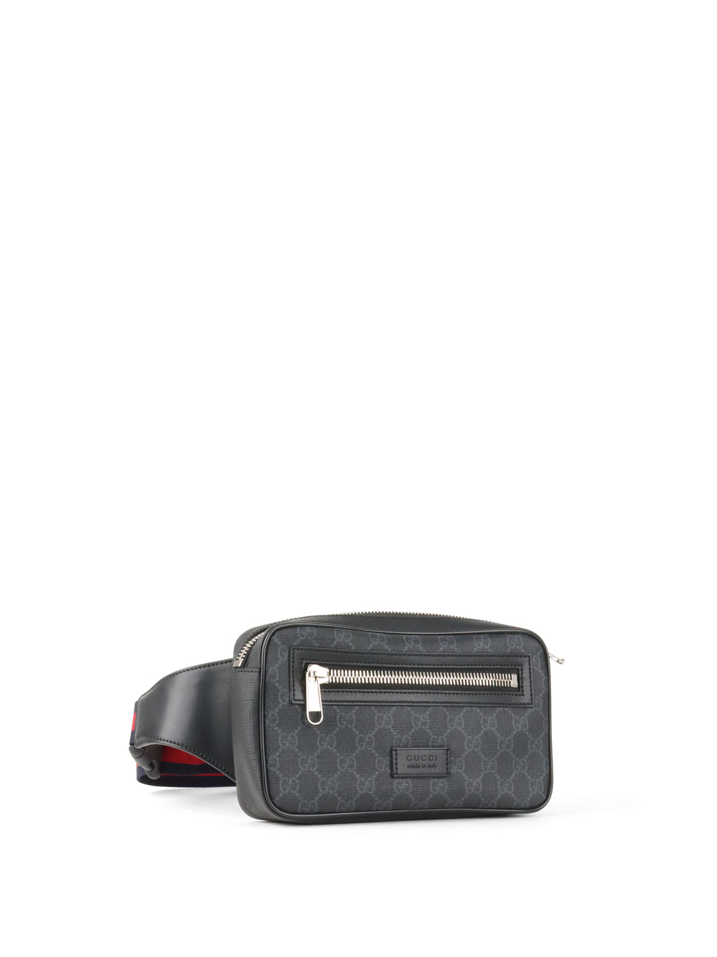 Gucci Black GG Supreme Belt Bag