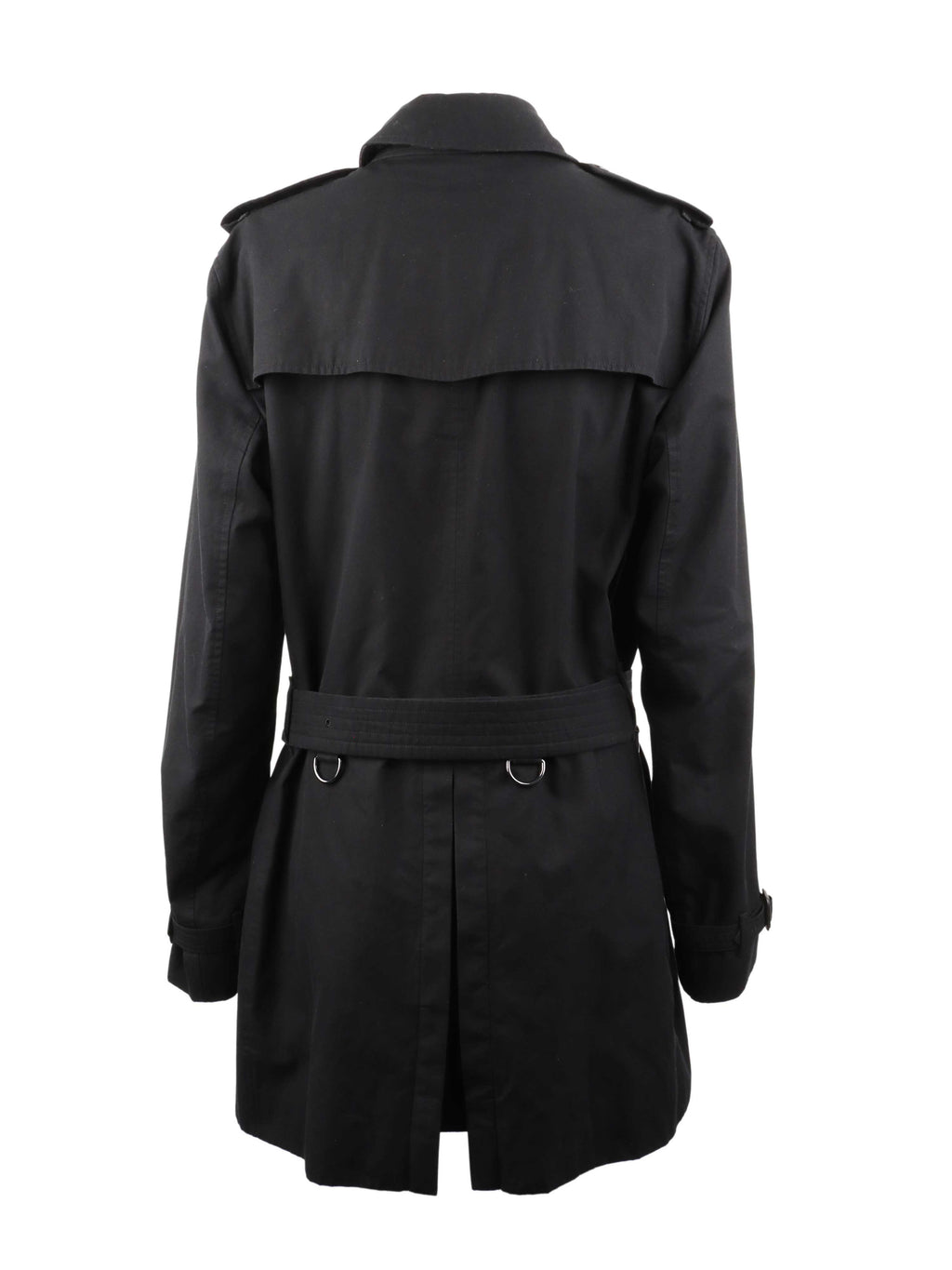 Burberry Black Trench Coat.