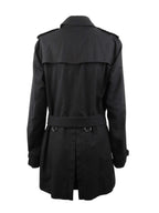 Burberry Black Trench Coat.