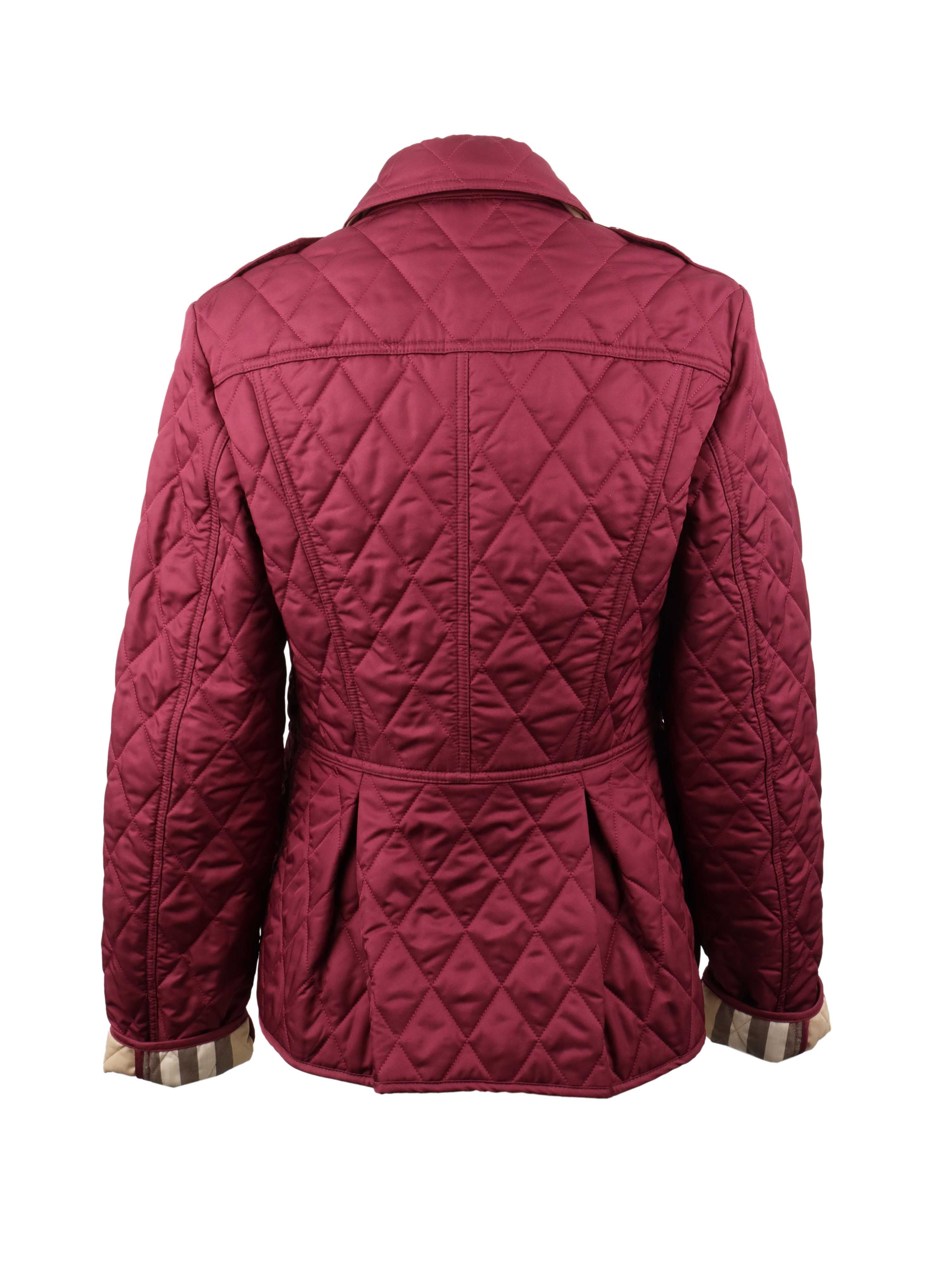 Burberry burgundy jacket hotsell