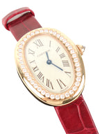 Cartier Rose Gold with Diamonds Baignoire Quartz Watch, Small Model