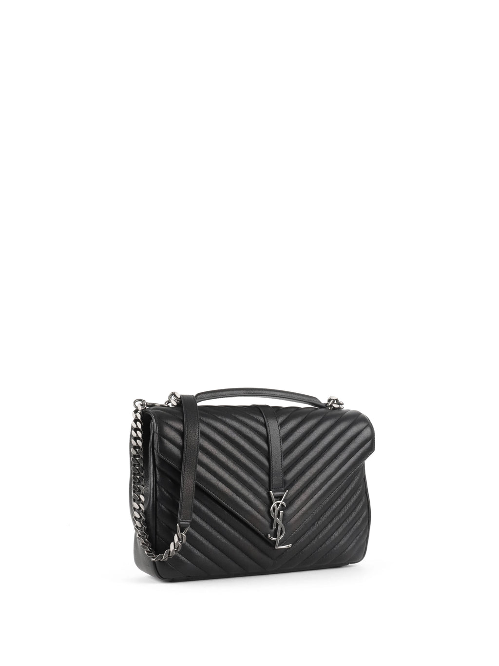 Saint Laurent Large Black College Bag