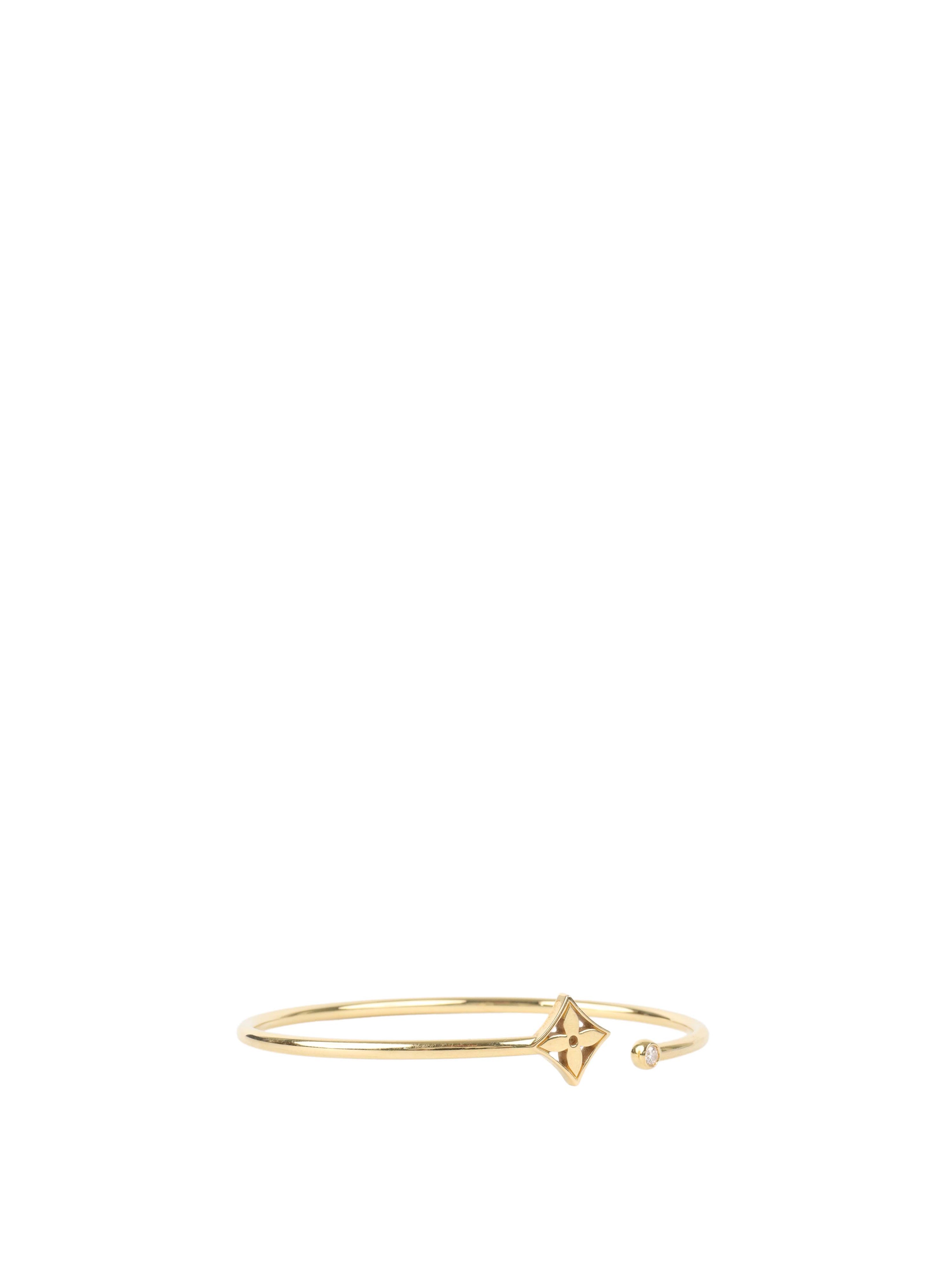 Louis Vuitton Yellow Gold Idylle Blossom Twist Bracelet.