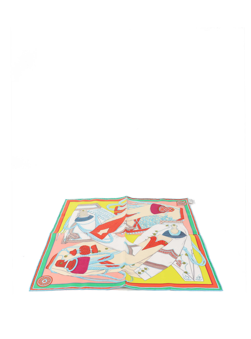 Hermes Zouaves Et Dragons Wash Scarf.