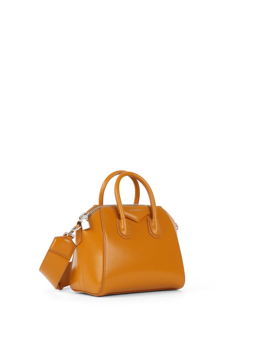 Givenchy Brown Toffee Box Mini Antigona Bag
