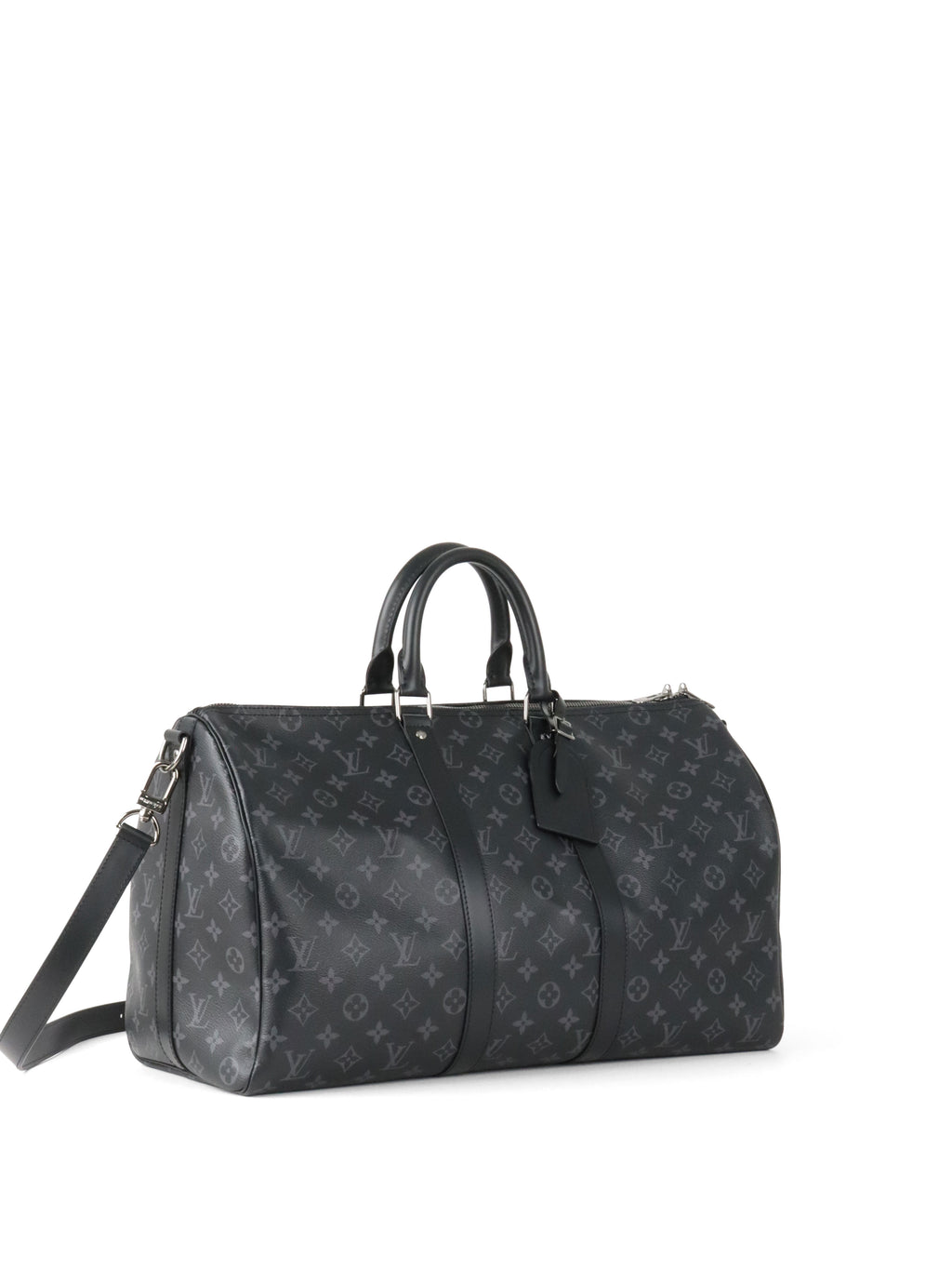 Louis Vuitton Black Keepall Bandouliere 45