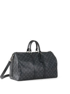 Louis Vuitton Black Keepall Bandouliere 45