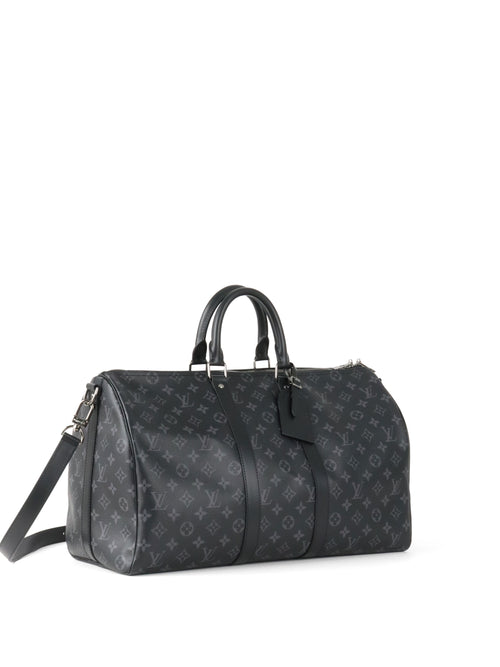 Louis Vuitton Black Keepall Bandouliere 45