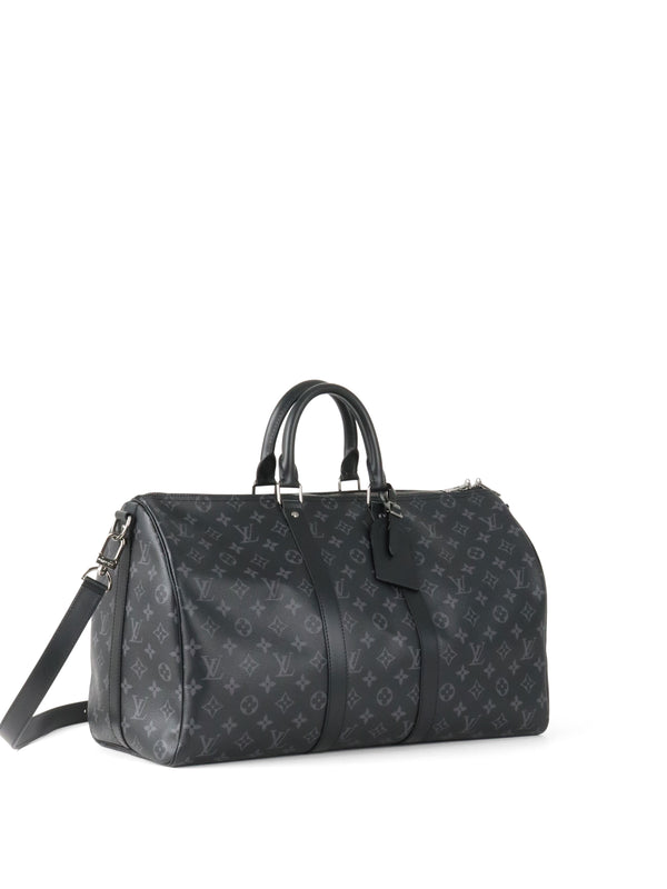 Louis Vuitton Black Keepall Bandouliere 45