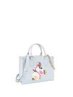 Louis Vuitton x Takashi Murakami OnTheGo PM Washed Blue Monogram Empreinte Leather.