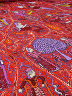 Hermes Red GM 140cm Scarf.