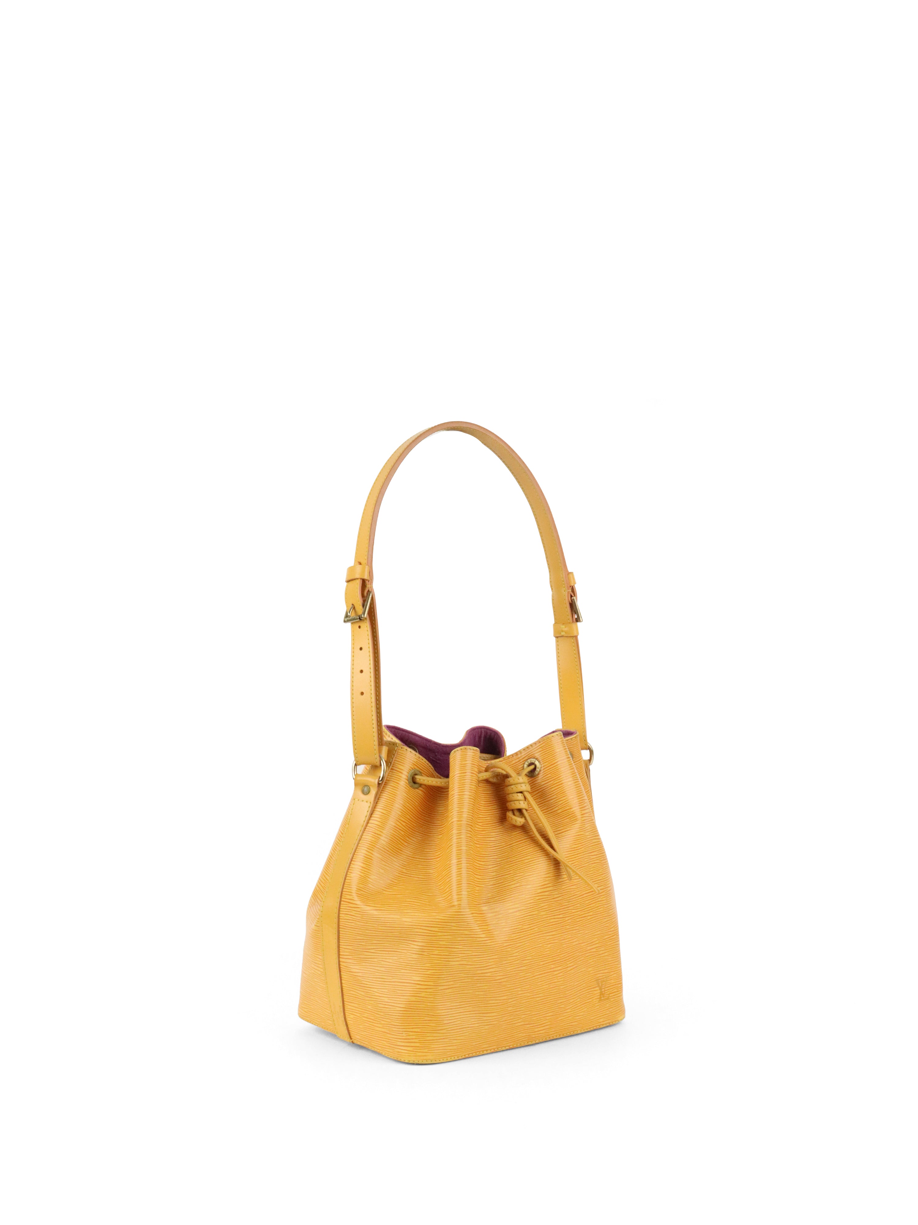 Louis Vuitton Vintage Yellow Epi Leather NeoNoe PM Bag