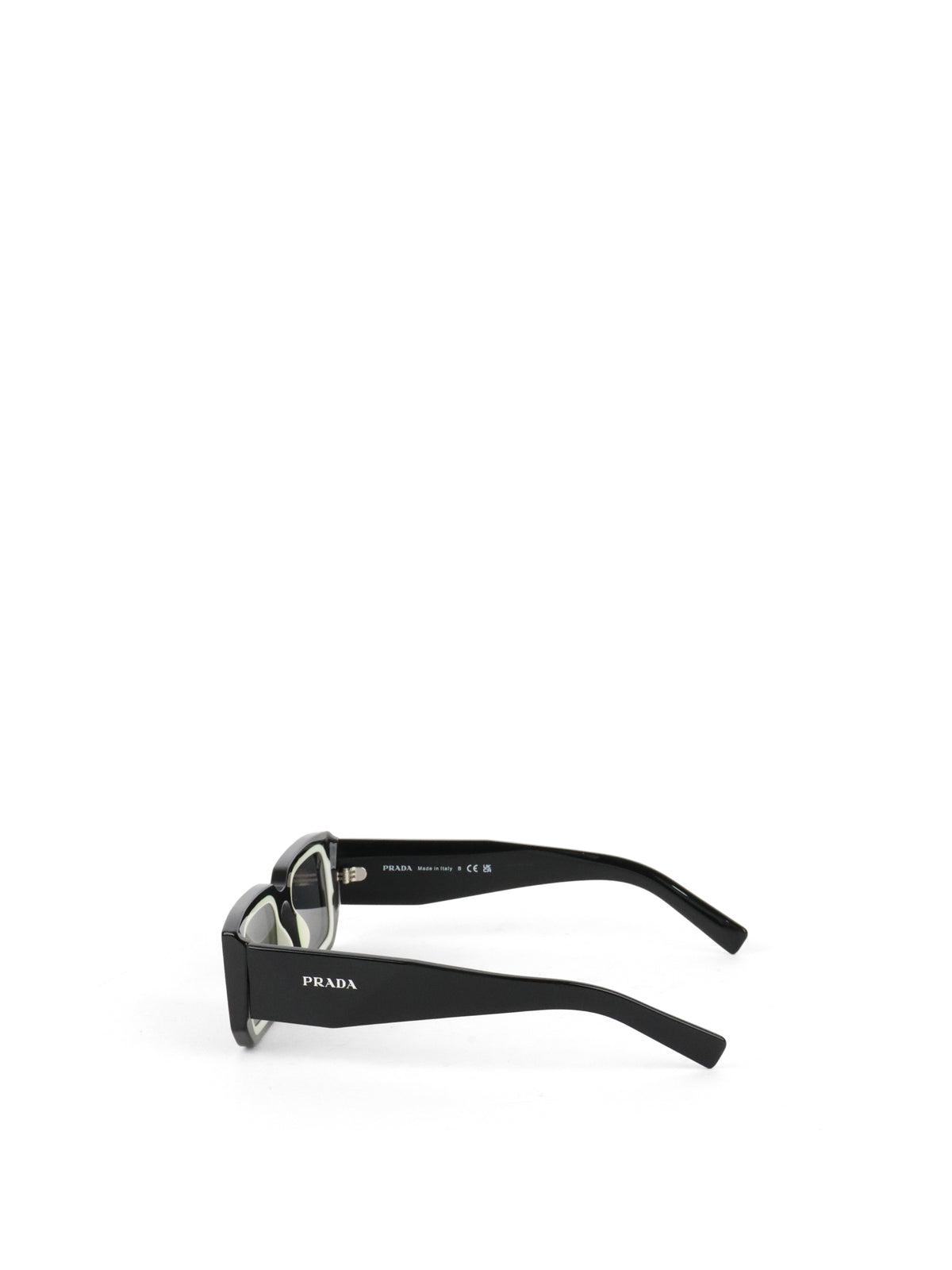 Prada Black PR 06YS Rectangle Frame Sunglasses