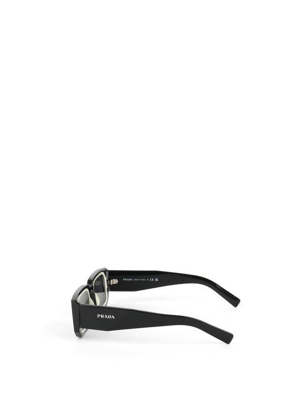 Prada Black PR 06YS Rectangle Frame Sunglasses