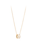 Bvlgari Rose Gold Diamonds White Ceramic B.Zero1 Necklace