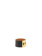 Hermes Noir Kelly Dog Bracelet T3 GHW