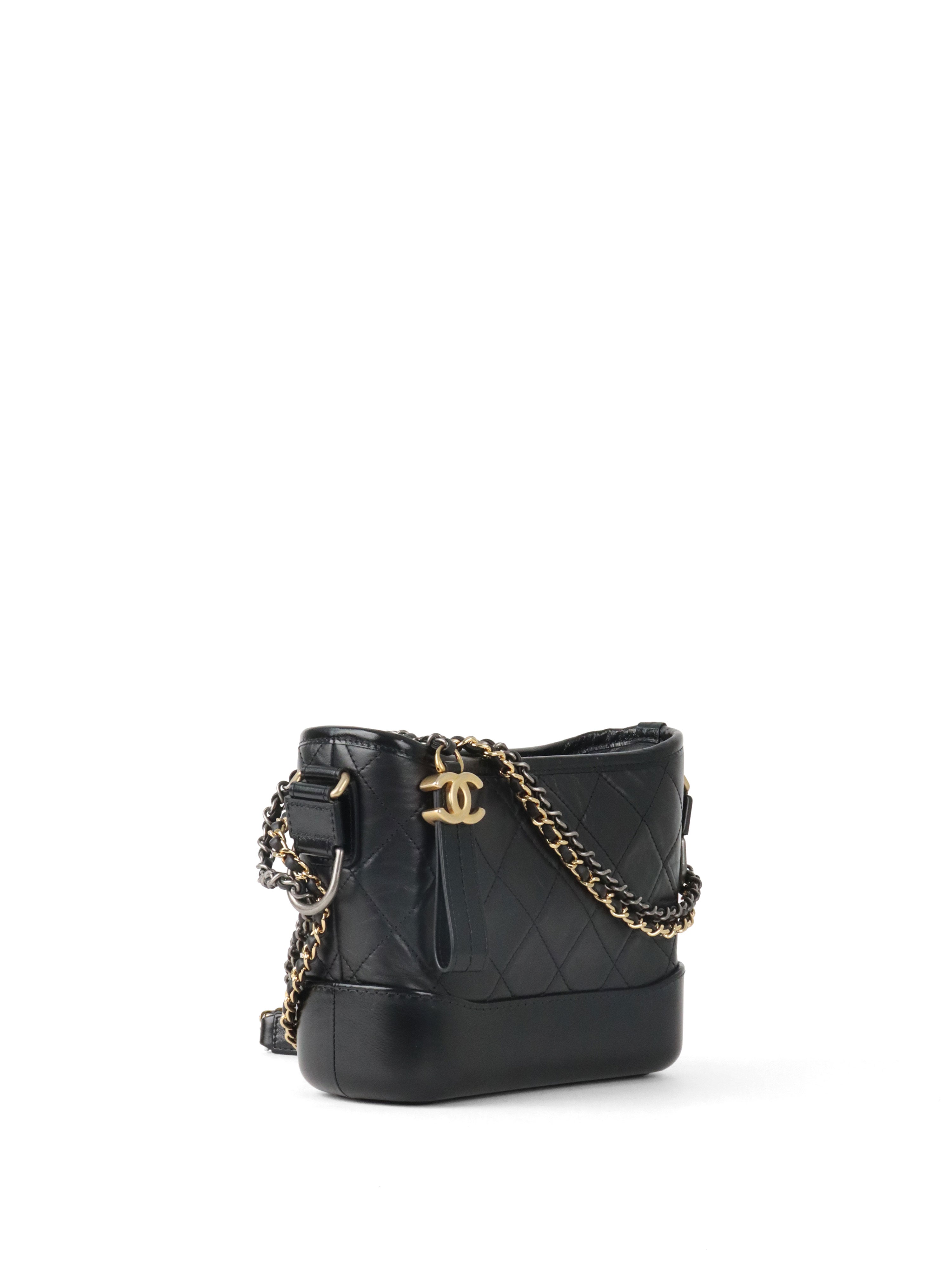 Chanel Small Black Gabrielle Bag.