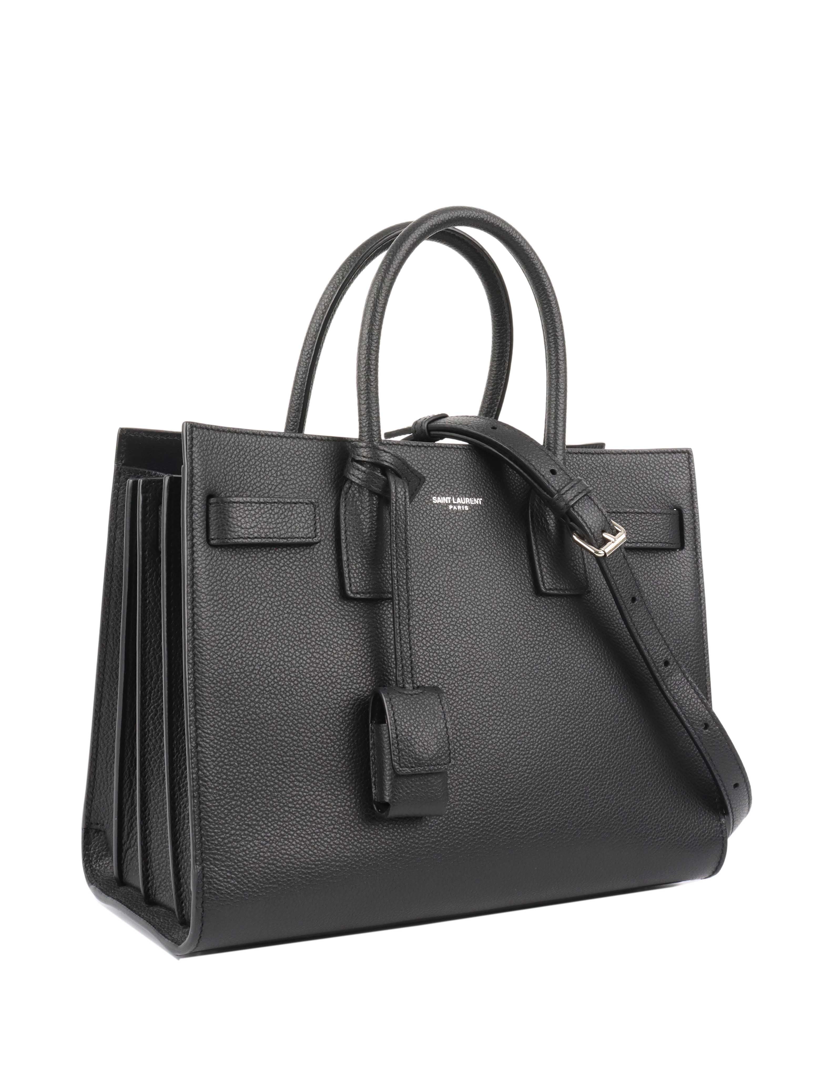 Saint Laurent Black Nano Sac De Jour.