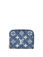 Louis Vuitton Denim Zippy Coin Pouch.