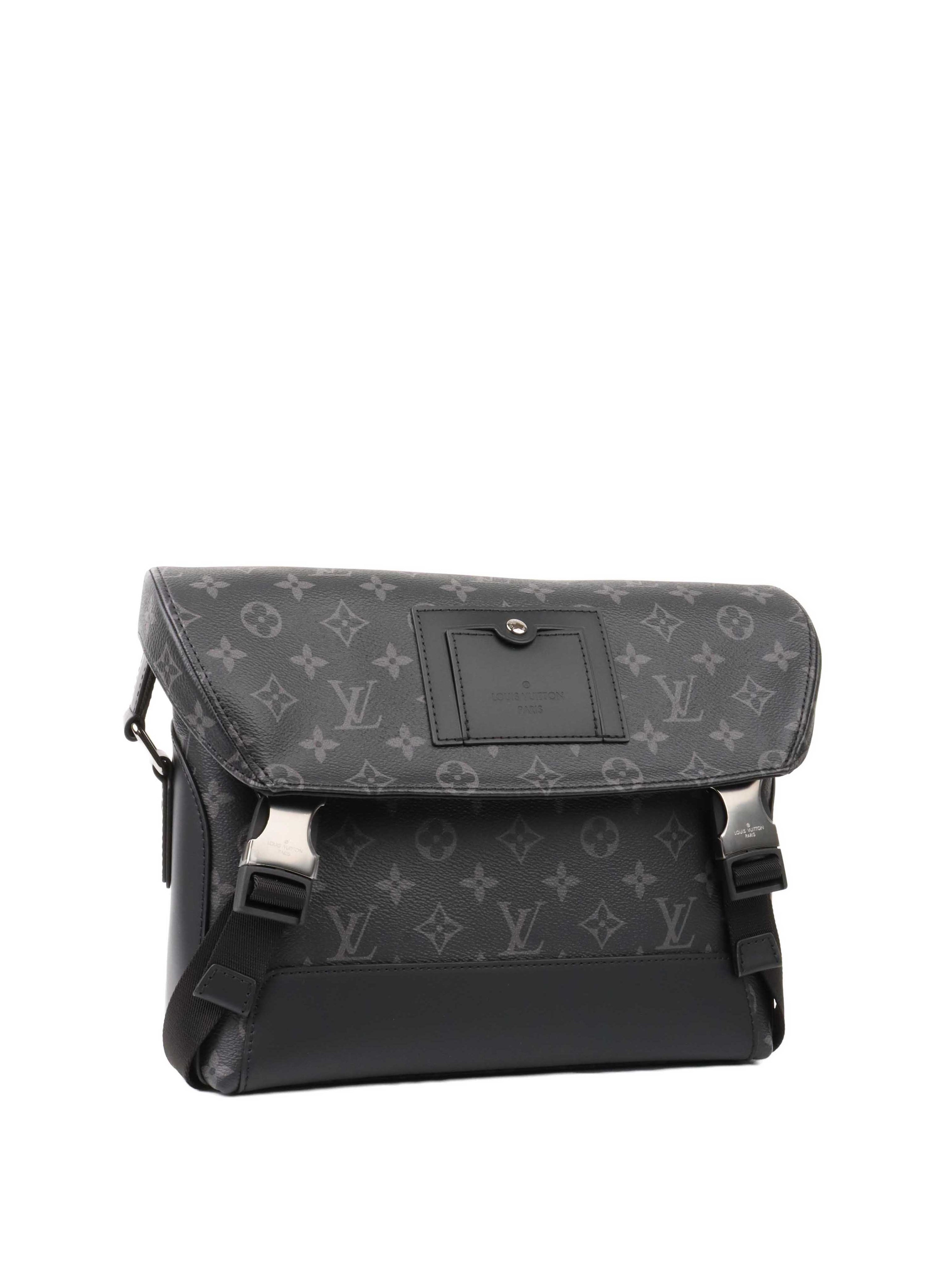 Louis Vuitton Monogram Eclipse Canvas Messenger PM Voyager.