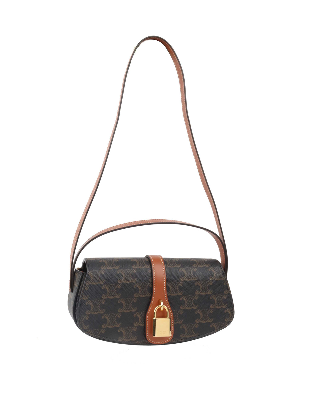 Celine Clutch on Strap in Triomphe Canvas